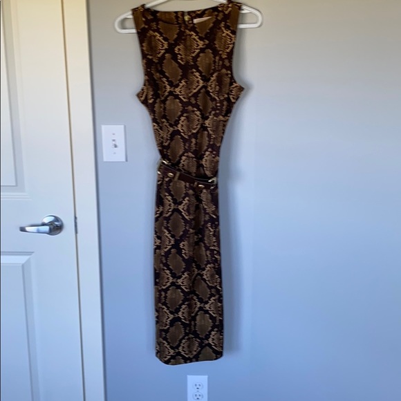 Dresses & Skirts - Michael Kors snakeskin print knee-length dress